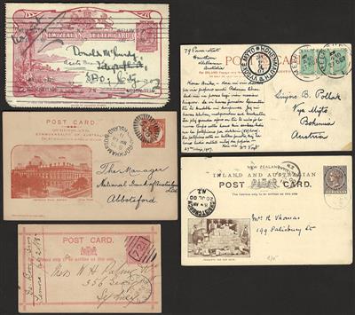 Poststück/Briefstück - Partie Poststücke Australien, - Francobolli e cartoline