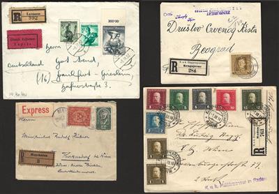 Poststück/Briefstück - Partie Poststücke Österr. ab Monarchie, - Stamps and postcards