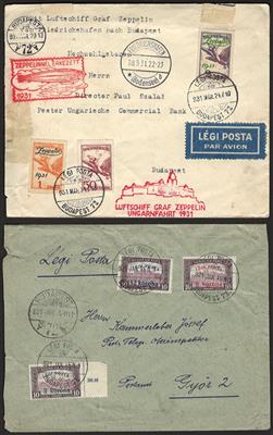 Poststück/Briefstück - Partie Poststücke Österr. mit Europa u. Übersee, - Stamps and postcards