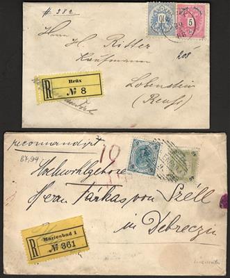 Poststück/Briefstück - Partie Rekopost Österr. ab Monarchie, - Francobolli e cartoline