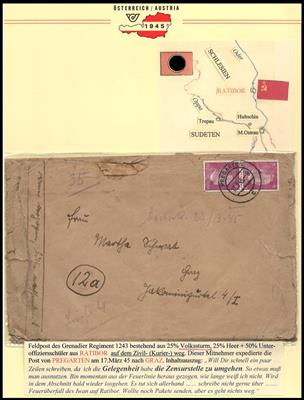 Poststück - Feldpost einer Mischeinheit - Francobolli e cartoline