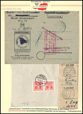 Poststück - (Groß) Wien Bisamberg, - Známky a pohlednice