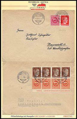 Poststück - Oberösterreich Bezirk Kirchdorf - 10 Belege, - Francobolli e cartoline