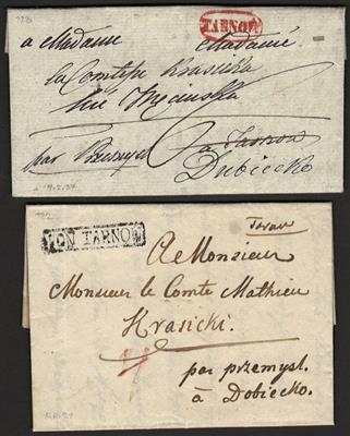 Poststück - Österr. - Vorphila Galizien, - Briefmarken und Ansichtskarten