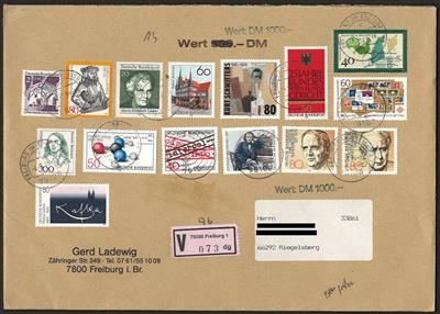 Poststück - Tirol 1943 - 7 Bedarfsbrief zivil + mit Fehlstempel des Bahnhofpostamtes INNSBRJCK 2, - Briefmarken und Ansichtskarten