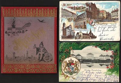 PoststückPartie Ansichtskarten, - Briefmarken und Ansichtskarten