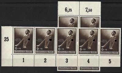 ** - D.Reich Nr. 694 (30) u. 701 (20) - "Tag - Francobolli e cartoline