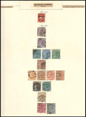 .gestempelt/*/(*) - Partie alte Teilsammlungen - Stamps and postcards