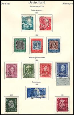 .gestempelt - Schöne Sammlung BRD Ausg.1949/2006, - Stamps and postcards