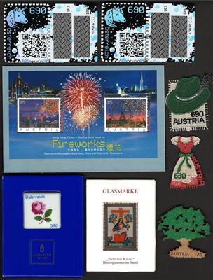 ** - Österr. - Partie EURO - NEUHEITEN (FRANKATURWARE), - Stamps and postcards