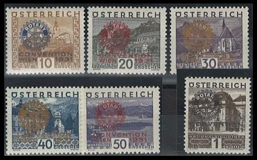 ** - Österr. Rotarier kpl. postfr., - Stamps and postcards