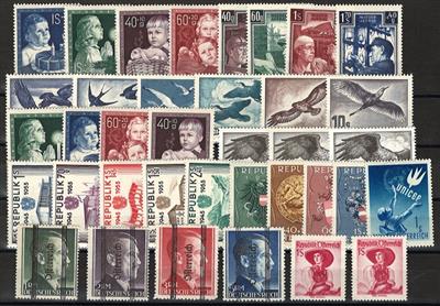 ** - Partie Österr. II. Rep. u.a. mit - Stamps and postcards