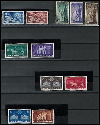 ** - Sammlung Europa - Vorläufer ab 1949 mit etwas NATO, - Stamps and postcards