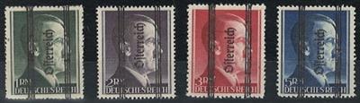 ** - Schöne Sammlung Österr. Ausg. 1945/1959 - mit - Stamps and postcards