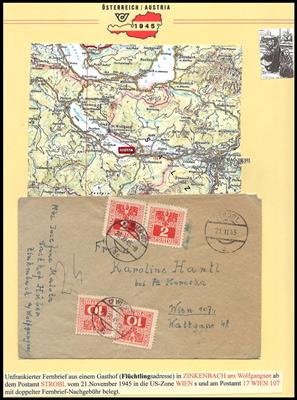 Poststück - Flüchtlings/Vertriebenenpost - Stamps and postcards