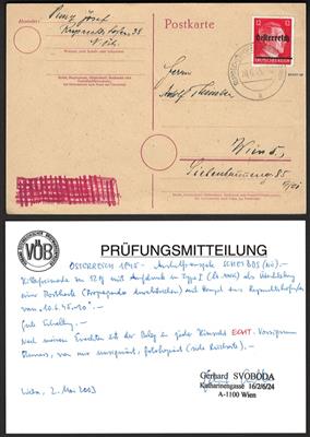 Poststück - Österreich Lokalausg. Scheibbs - Briefmarken und Ansichtskarten