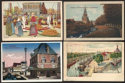 Poststück - Partie AK meist Niederlande, - Stamps and postcards