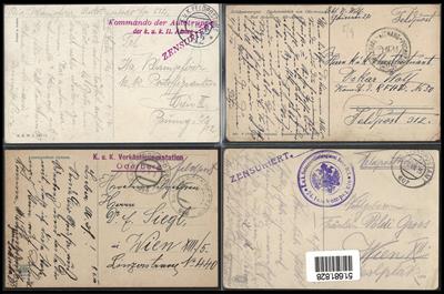 Poststück - Partie Feldpostbelege, - Stamps and postcards