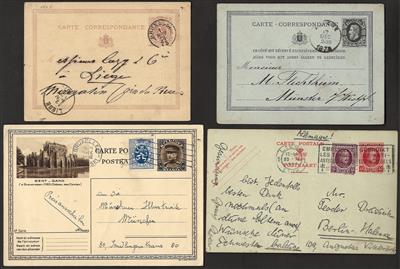 Poststück - Partie Ganzsachen BENELUX, - Známky a pohlednice