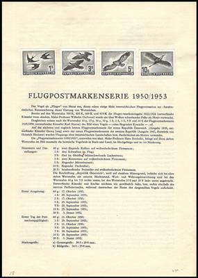 Poststück - Partie Schwarzdrucke Österr. u.a. mit 60Gr./10S aus Flug 1950/53 - Kärnten - 10S Trachten II etc., - Známky a pohlednice