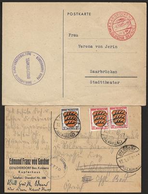 Poststück - Reichh. Partie frühe Nachkriegspost alle Zonen Deutschland, - Francobolli e cartoline