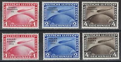 **/* - D.Reich Zepp. Flug Nr. 456/58, - Francobolli e cartoline