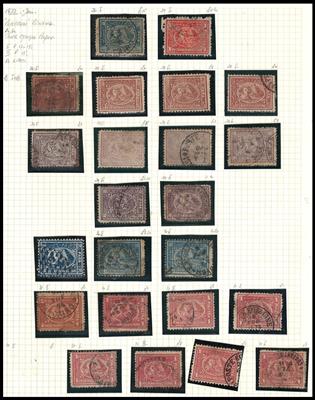 .gestempelt/*/**/(*) - Sammlung Ägypten ab 1866 mit etwas Dubl., - Stamps and postcards