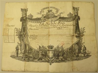 Poststück - Fiskal - Philatelie - Partie Dokumente Italien ab ca. 1619 meist mit Signetten (stempeln) ab ca. 1619, - Známky a pohlednice