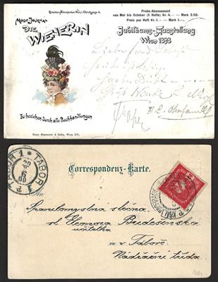 Poststück - Partie Postbelege bzw. AK etc. Österr. Monarchie, - Francobolli e cartoline