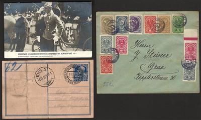 Poststück - Partie Poststücke Österr. ab Monarchie, - Briefmarken und Ansichtskarten