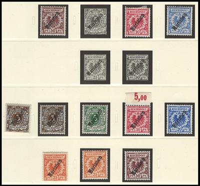 */** - D. Kolonien - Sammlung Marianen, - Stamps and Postcards