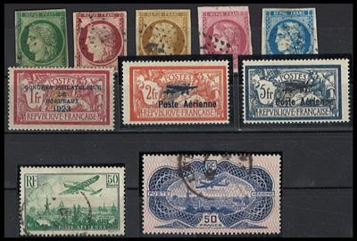 .gestempelt/*/** - Reichh. Sammlung Frankreich Ausg. 1849/1982 - Sätze u. Einzelw., - Stamps and Postcards