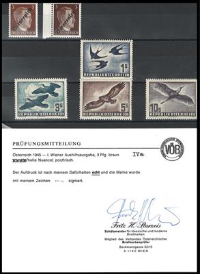 ** - Kl. Partie Österr. II. Rep. auf 1 Steckk., - Stamps and Postcards