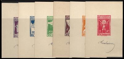 (*) - Ludwig Hesshaimer - 6 Entwürfe für nicht realisierte Kriegsgefangenenhilfe - Marken, - Stamps and Postcards