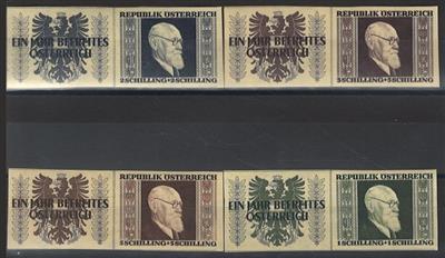 ** - Österr. - RENNER geschnitten mit Zierfeld links, - Stamps and Postcards