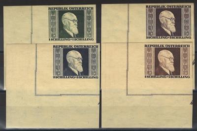 ** - Österr. - RENNER geschnitten von der linken unteren Kleinbogenecke, - Stamps and Postcards