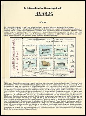 ** - Sammlung moderne Blockausgaben div. Europa, - Briefmarken und Ansichtskarten