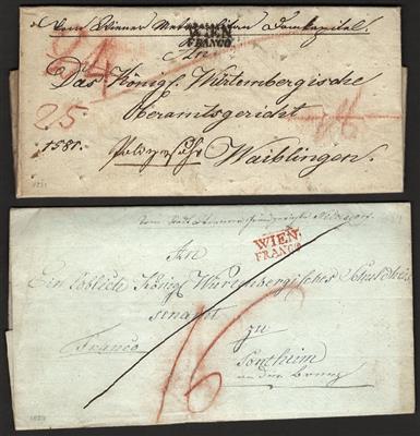 Poststück - Österr. - Vorphila Wien, - Briefmarken und Ansichtskarten