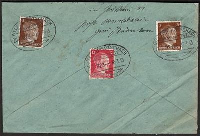 Poststück - Partie - Briefmarken und Ansichtskarten