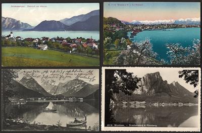 Poststück - Partie AK div. Österr. (ca. 500) sowie etwas Motive (ca. 100), - Briefmarken und Ansichtskarten