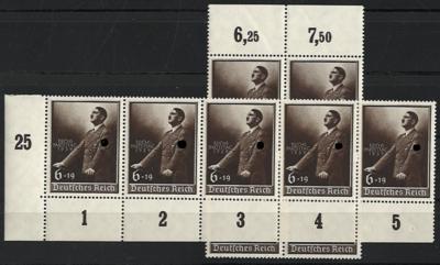** - D.Reich Nr. 694 (30) u. 701 (20) - "Tag - Briefmarken und Ansichtskarten
