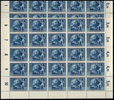 ** - D.Reich Nr. 823/825 (Europ. Postkongreß in Wien) -100 Sätze in postfr. Bgntln., - Briefmarken und Ansichtskarten