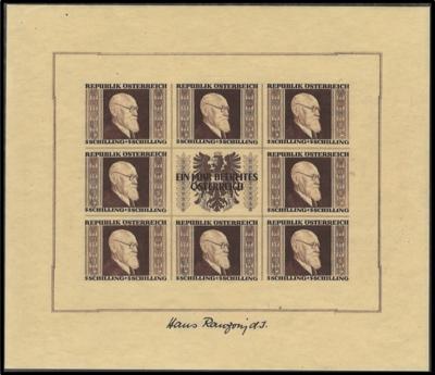 ** - Gepflegte Sammlung Österr. 1945/2001 mit - Briefmarken und Ansichtskarten