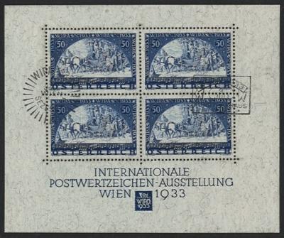 .gestempelt - Österr. - WIPABLOCK (125:104:126:103), - Briefmarken und Ansichtskarten