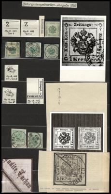 */gestempelt - Partie Österr. ältere Porto und Zeitungsstempelmarken, - Stamps