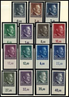 **/gestempelt/Poststück - Sammlung D. Bes. WK II, - Stamps