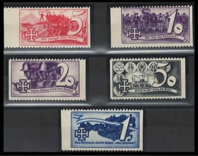 ** - Österr. 1938 - Schuschnigg - Wahlwerbevignetten, - Briefmarken und Ansichtskarten