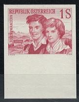 ** - Österr. Nr. 1118U (Jugendwandern - Stamps
