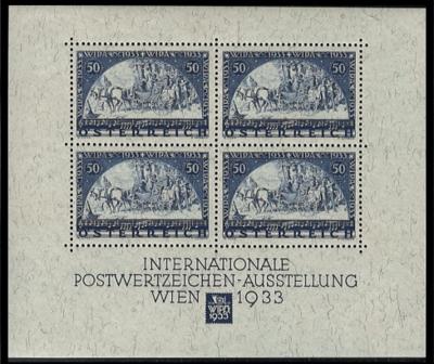 * - Österr. - WIPABLOCK (126:104:125:105), - Briefmarken und Ansichtskarten