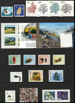 ** - Partie FRANKATURWARE Schweiz, - Briefmarken und Ansichtskarten